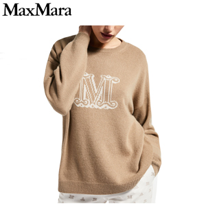 [스페셜오더]MAX MARA-136602 막스마라 네이비 캐시미어 M 레터링 스웨터