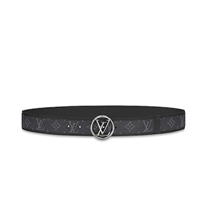 LOUIS VUITTON-M0116T 루이비통 모노그램 이클립스 LV 서클 남성용 벨트 40MM