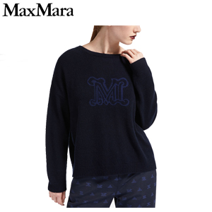 [스페셜오더]MAX MARA-136602 막스마라 베이지 캐시미어 M 레터링 스웨터