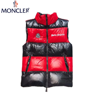 MONCLER-08288 몽클레어 블랙 레드 패딩 조끼 남성용