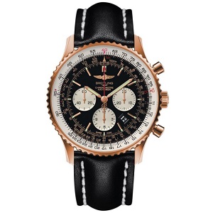 [스페셜오더]BREITLING-브라이틀링 내비타이머 크로노그래프 GMT 스틸 블랙 46mm