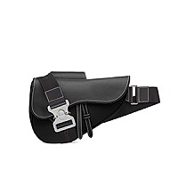 [스페셜오더]DIOR-M0446 디올 블루 오블리크 데님 SADDLE 백