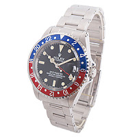 [스페셜오더]ROLEX-롤렉스 GMT-마스터 II 스틸 블랙 다이얼 시계 40mm