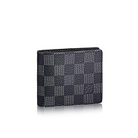 LOUIS VUITTON-M11708 루이비통 블랙 브러시드 모노그램 슬렌더 월릿