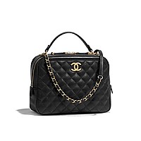 [스페셜오더]CHANEL-A57906 샤넬 버건디 카프스킨 골드메탈 미디엄 코스메틱 케이스