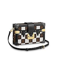 [스페셜오더]LOUIS VUITTON-M52737 루이비통 모노그램 트롱프뢰유 디테일 쁘띠뜨 말 트렁크 미니 핸드백