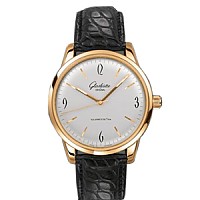 [스페셜오더]Glashutte Original-글라슈테 오리지널 빈티지 세네터 식스티즈 스틸 블랙다이얼 워치39mm