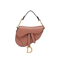 [스페셜오더]DIOR-디올 블루 Toile de Jouy 자수 Saddle 백 25cm