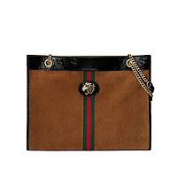 [스페셜오더]GUCCI-537219 4071 구찌 다크 블루 스웨이드 가죽 타이거 헤드 NY 패치 라지 토트백