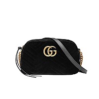 [스페셜오더]GUCCI-447632 2807 구찌 GG Marmont 토프 벨벳 스몰 숄더 백