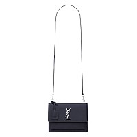 [스페셜오더]SAINT LAURENT-449453 생 로랑 블랙 펄 화이트 모노그램 미디엄 선셋백