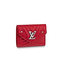 [스페셜오더]LOUIS VUITTON-M63730 루이비통 스무스 핑크 물결 패턴 뉴 웨이브 컴팩트 월릿