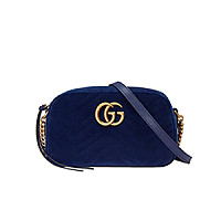 [스페셜오더]GUCCI-447632 6433 구찌 GG Marmont 레드 벨벳 스몰 숄더 백