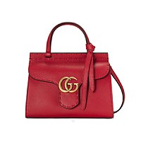 [스페셜오더]GUCCI-442622 2548 구찌 GG 마몽 브라운 미니 탑 핸들백
