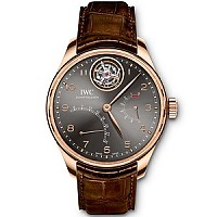 [스페셜오더]IWC-아이더블유씨 포르투기저 투르비옹 미스테르 레트로그레이드 스틸 워치 44mm