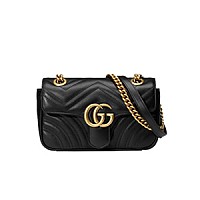 [스페셜오더]Gucci-‎446744 구찌 페일 그린 GG 마몽 미니 숄더백 22cm