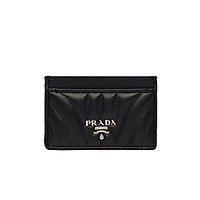 [스페셜오더]PRADA-1MC208 프라다 송아지 가죽 메탈 레터링 로고 레드 카드 지갑