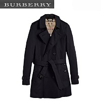 [스페셜오더]BURBERRY-40038611버버리 샌드링엄 미드 렝스 헤리티지 블랙 트렌치코트 남성용