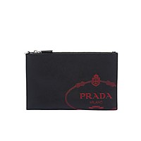 [스페셜오더]PRADA-2NG005 프라다 프린트 메탈 로고 이미테이션클러치