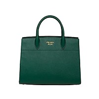 [스페셜오더]PRADA-1BA049 프라다 사피아노 가죽 와인 비블리오텍 토트 백