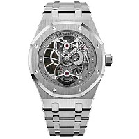 [스페셜오더]Audemars Piguet-오데마 피게 로얄 오크 뚜르비옹 엑스트라-틴 오픈워크 옐로우 골드 남성시계41mm