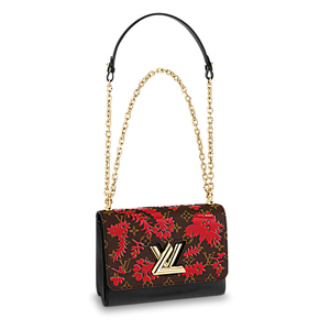 [스페셜오더]LOUIS VUITTON-M58688 루이비통 블랙 토뤼옹 가죽 트위스트 MM