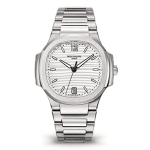 [스페셜오더]PATEK PHILIPPE-7118 파텍 필립 노틸러스 데이트 스틸 블루 시계 35mm