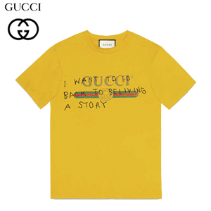 GUCCI-492347 7110 구찌 코코 카피탄 프린트 코튼 티셔츠 남녀공용