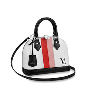 [스페셜오더]LOUIS VUITTON-M51963 루이비통 에삐 레더 스트라이프 장식 화이트 알마 BB