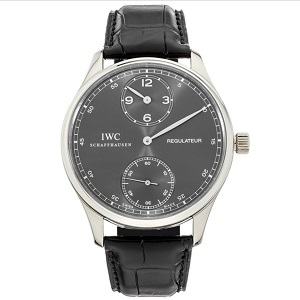 [스페셜오더]IWC-아이더블유씨 포르투기저 레귤레이터 크로노그래프 스틸 아르드와즈다이얼 워치 43mm